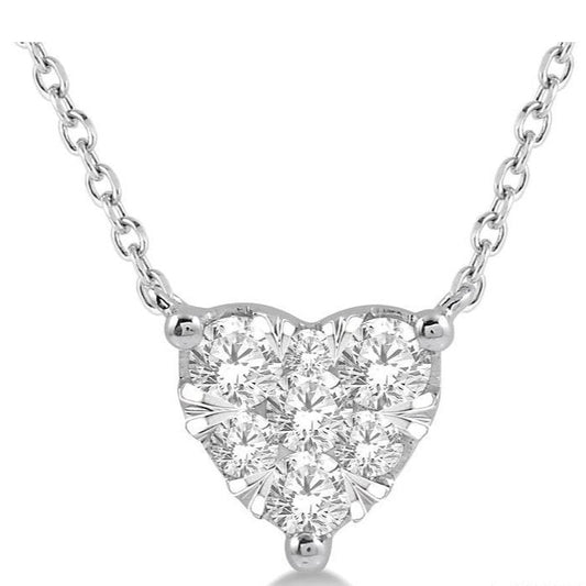 Parkplace Jewelers Heart Shape Lovebright Essential Diamond Pendant 9941UPPFVNKWG