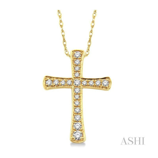 ASHI Cross Diamond Pendant 95648PPFVPDYG