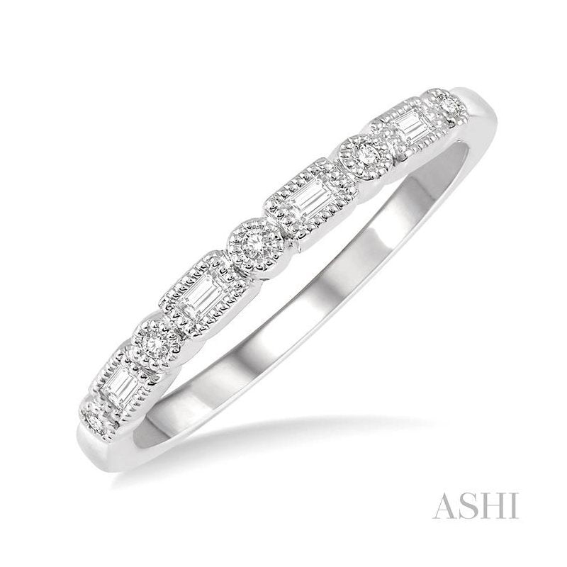 ASHI Stackable Baguette Diamond Fashion Band 33248PPFHWG