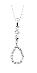 Parkplace Jewelers Pear Shape Diamond Pendant 92058PPFCPDW