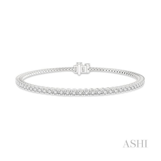 ASHI Diamond Tennis Bracelet 73371PPFGWG