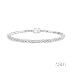 ASHI Diamond Tennis Bracelet 73371PPFGWG