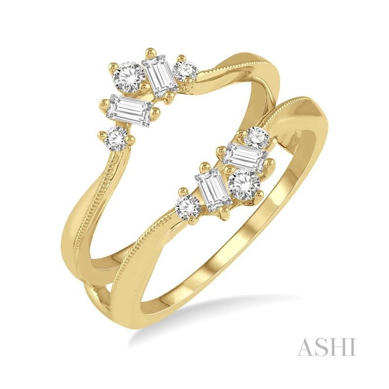 ASHI Baguette Diamond Insert Ring 29644PPFHYG