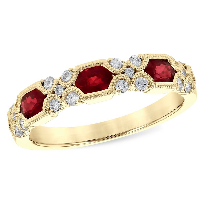 Allison Kaufman 14KT Gold Ladies Wedding Ring B309-13106