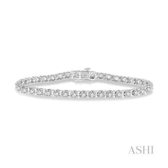 ASHI Tulip Diamond Tennis Bracelet 70245PPFGWG