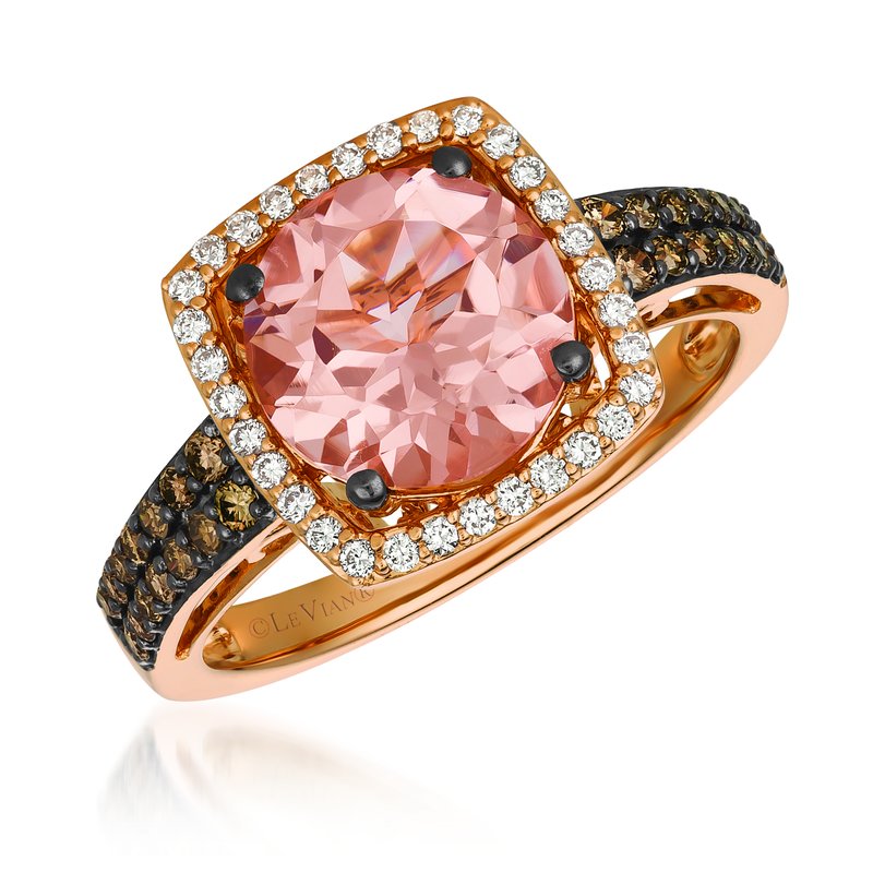 Le Vian 14K Strawberry Gold® Peach Morganite™ 2 cts. Ring TQQM 5