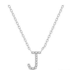 Parkplace Jewelers Block 'J' Initial Diamond Pendant 912F9PPTSPDWG-J