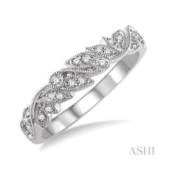 ASHI Diamond Wedding Band 14038PPFHWG-WB