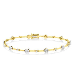 Parkplace Jewelers Lovebright Diamond Bar Bracelet 70281PPFGYW