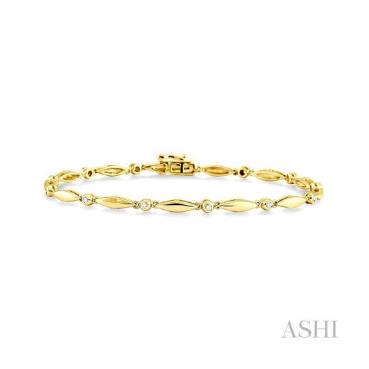 ASHI Boat Diamond Bracelet 7557QPPTXYG