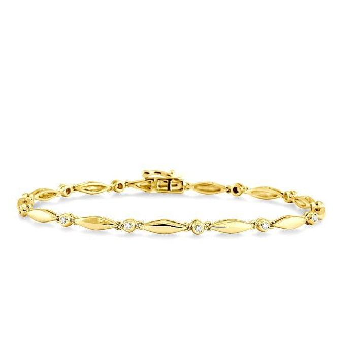 Parkplace Jewelers Boat Diamond Bracelet 7557QPPTXYG
