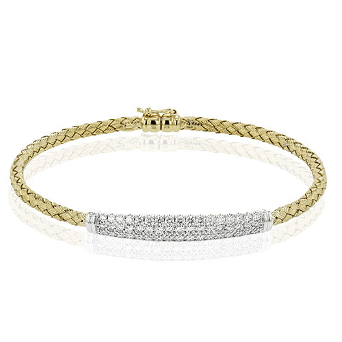 Bangle in 18k Gold with Diamonds LB2231 WHITE 18K X