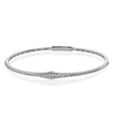 Bangle in 18k Gold with Diamonds LB2310 WHITE 18K X