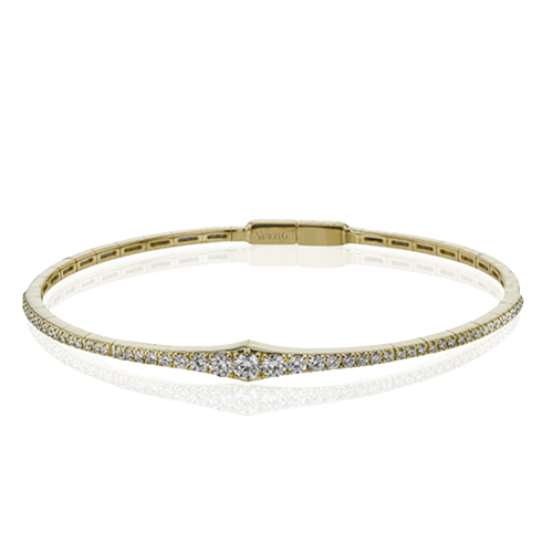 Bangle in 18k Gold with Diamonds LB2310 WHITE 18K X