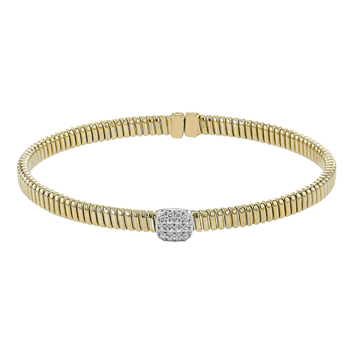 Bangle in 18k Gold with Diamonds LB2399 WHITE 18K X WHITE