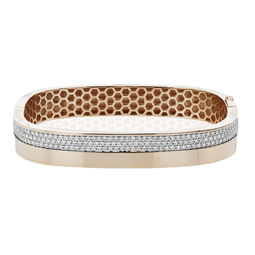 Bangle in 18k Gold with Diamonds LB2407 WHITE 18K X WHITE-ROSE