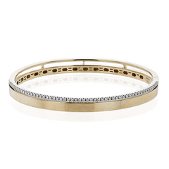 Bangle in 18k Gold with Diamonds LB2414 WHITE 18K X WHITE