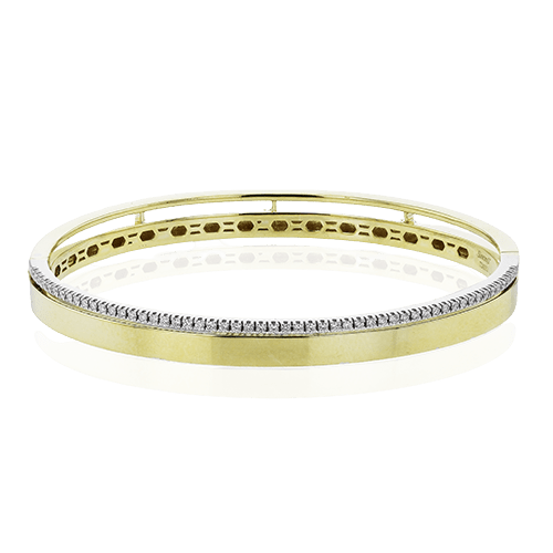 Bangle in 18k Gold with Diamonds LB2414 WHITE 18K X WHITE