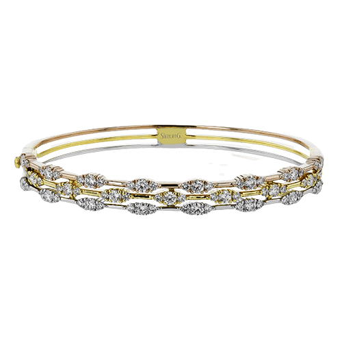 Bangle in 18k Gold with Diamonds LB2417 WHITE 18K X 3T