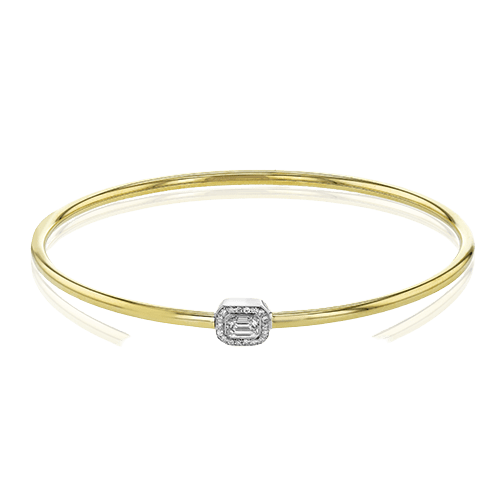 Bangle in 18k Gold with Diamonds LB2430 WHITE 18K X 2T