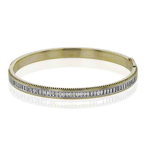 Bangle in 18k Gold with Diamonds LB2455 WHITE 18K X 2T