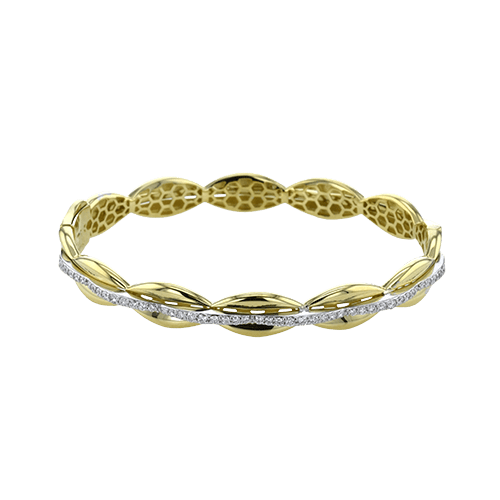 Bangle in 18k Gold with Diamonds LB2456 WHITE 18K X 2T