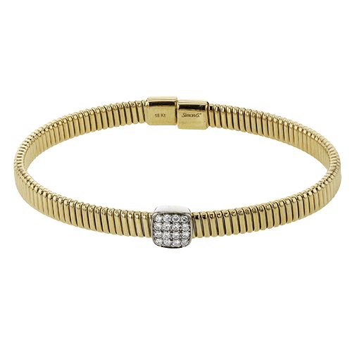 Bangle in 18k Gold with Diamonds LB2495 WHITE 18K X 2T