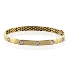 Bangle in 18k Gold with Diamonds LB2499 WHITE 18K X WHITE