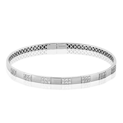 Bangle in 18k Gold with Diamonds LB2525 WHITE 18K X WHITE