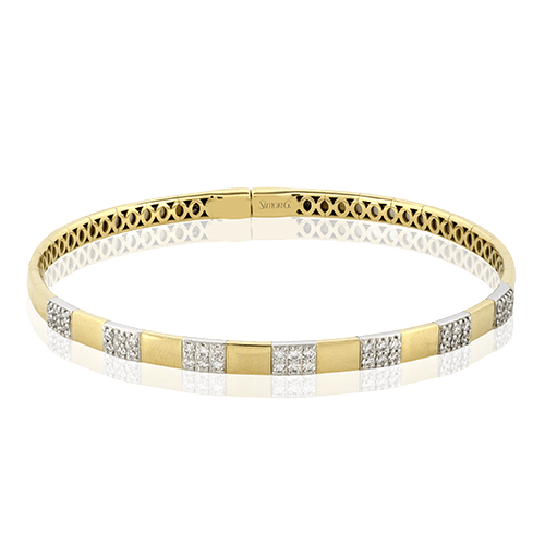 Bangle in 18k Gold with Diamonds LB2525 WHITE 18K X WHITE