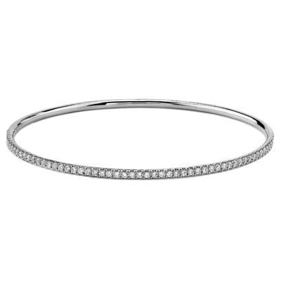 Bangle in 18k Gold with Diamonds MB1432 WHITE 18K X