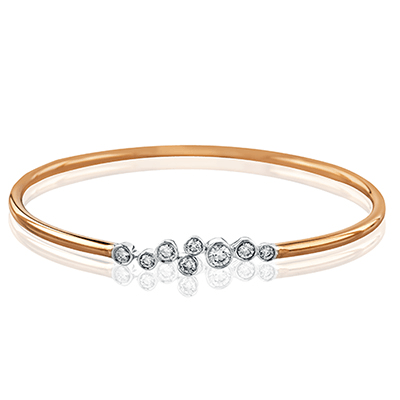 Bangle in 18k Gold with Diamonds MB2043 WHITE 18K X 2T