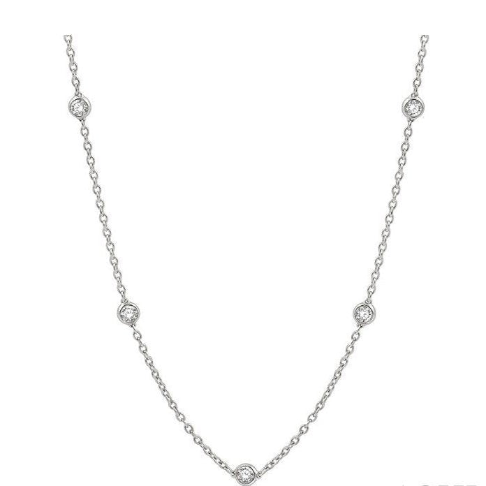 Parkplace Jewelers Diamond Station Necklace 990A1PPFGNKWG