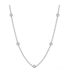 Parkplace Jewelers Diamond Station Necklace 990A1PPFGNKWG