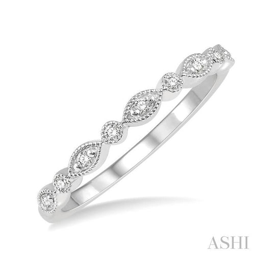 ASHI Stackable Diamond Wedding Band 33258PPFHWG