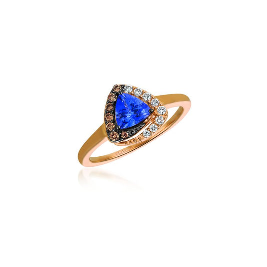 Le Vian 14K Strawberry Gold Blueberry Tanzanite 3/4 cts. Ring DEKI 702