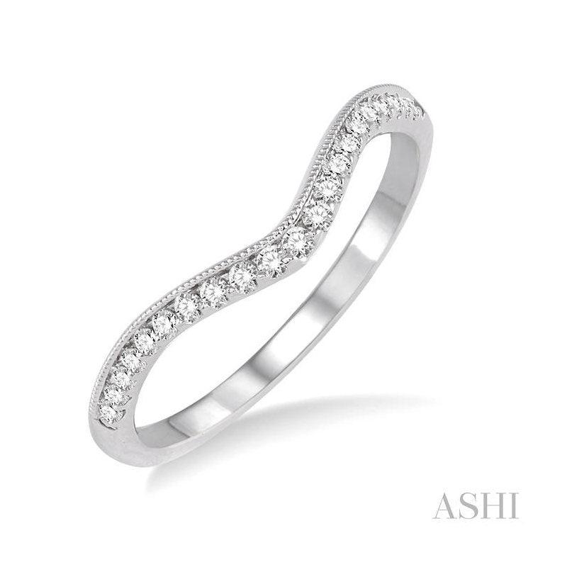 ASHI Diamond Wedding Band 22947PPFVWG-WB