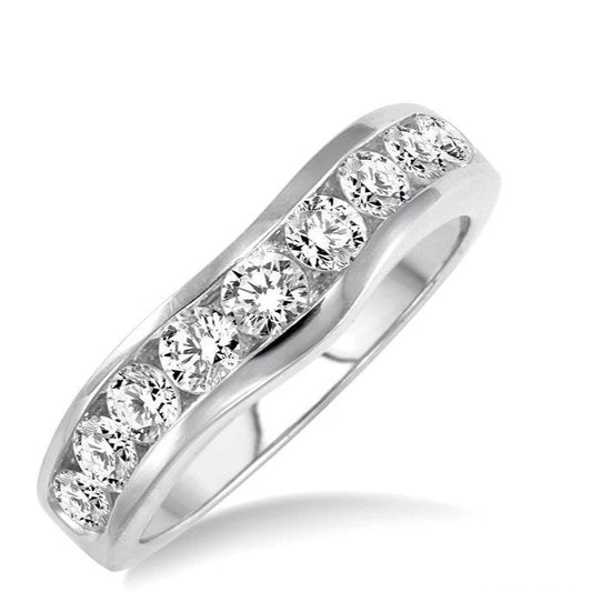 Parkplace Jewelers Curved Diamond Wedding Band 30356PPFGWG
