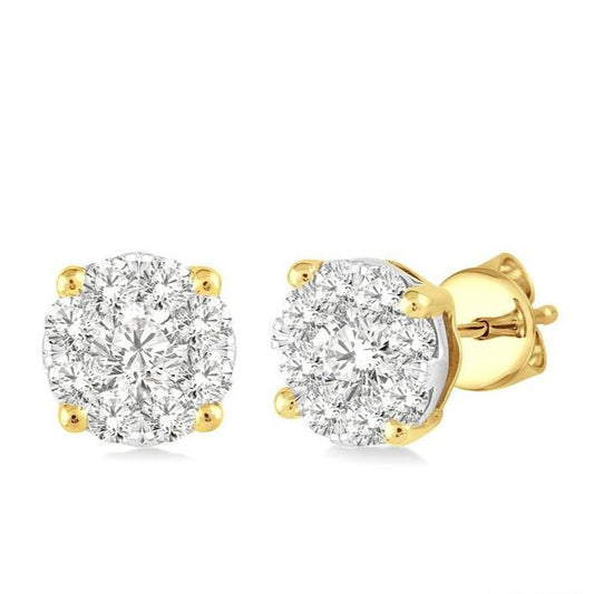 Parkplace Jewelers Round Shape Lovebright Essential Diamond Stud Earrings 91751PPFGERYW