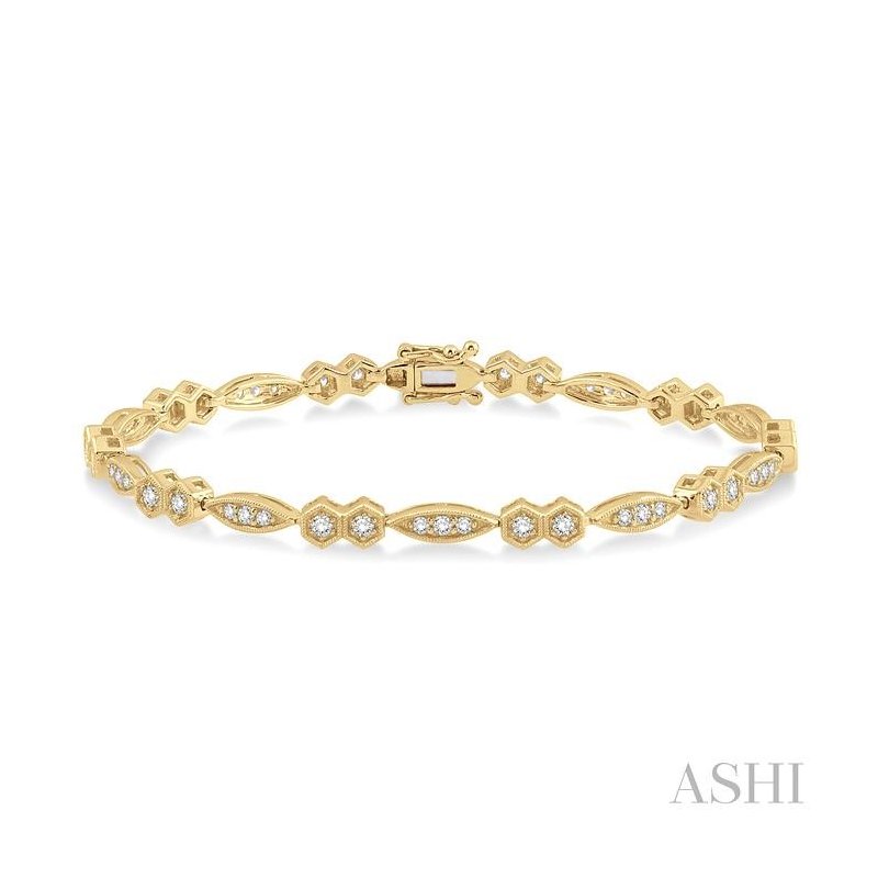 ASHI Diamond Fashion Bracelet 73301PPFVYG