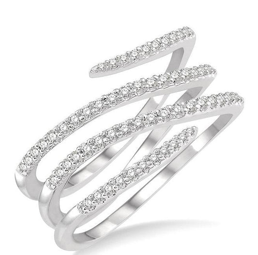Parkplace Jewelers Spiral Diamond Fashion Open Ring 361A5PPFHWG