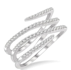 Parkplace Jewelers Spiral Diamond Fashion Open Ring 361A5PPFHWG