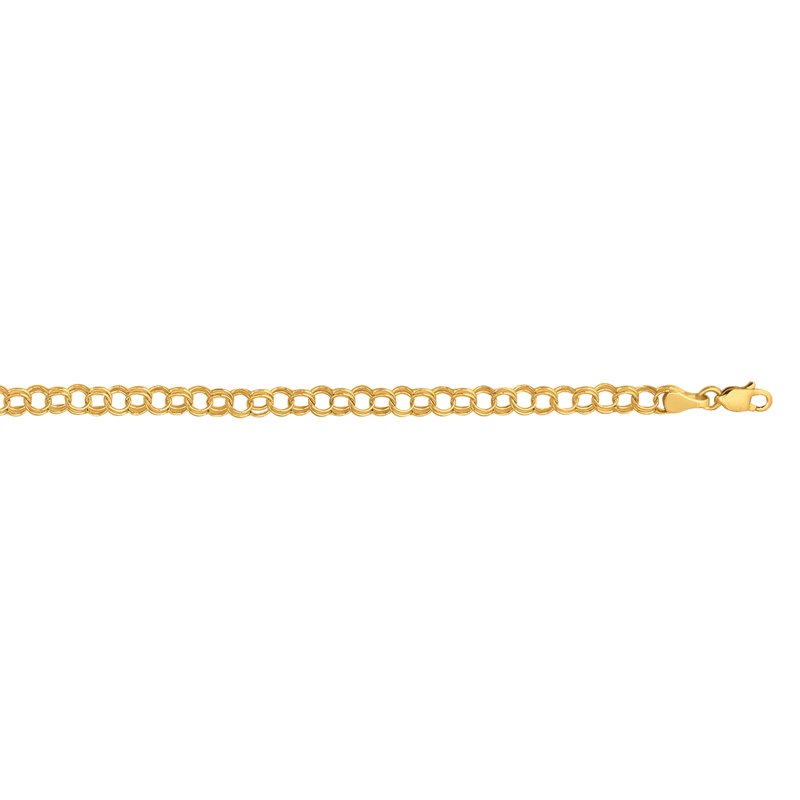 Royal Chain 10K 7in Yellow Gold Polished Bracelet with Lobster Clasp 2500CB