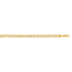 Royal Chain 10K 7in Yellow Gold Polished Bracelet with Lobster Clasp 2500CB