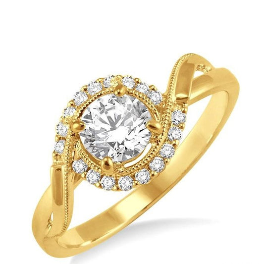Parkplace Jewelers Round Shape Halo Diamond Engagement Ring 22215PPFVYG-LE