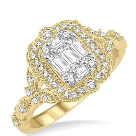 Parkplace Jewelers Halo Fusion Diamond Engagement Ring 118B3PPFGYW