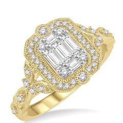 Parkplace Jewelers Halo Fusion Diamond Engagement Ring 118B3PPFGYW