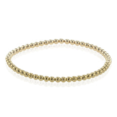 Beaded Bracelet in 14k Gold LB2533 WHITE 14K X YELLOW