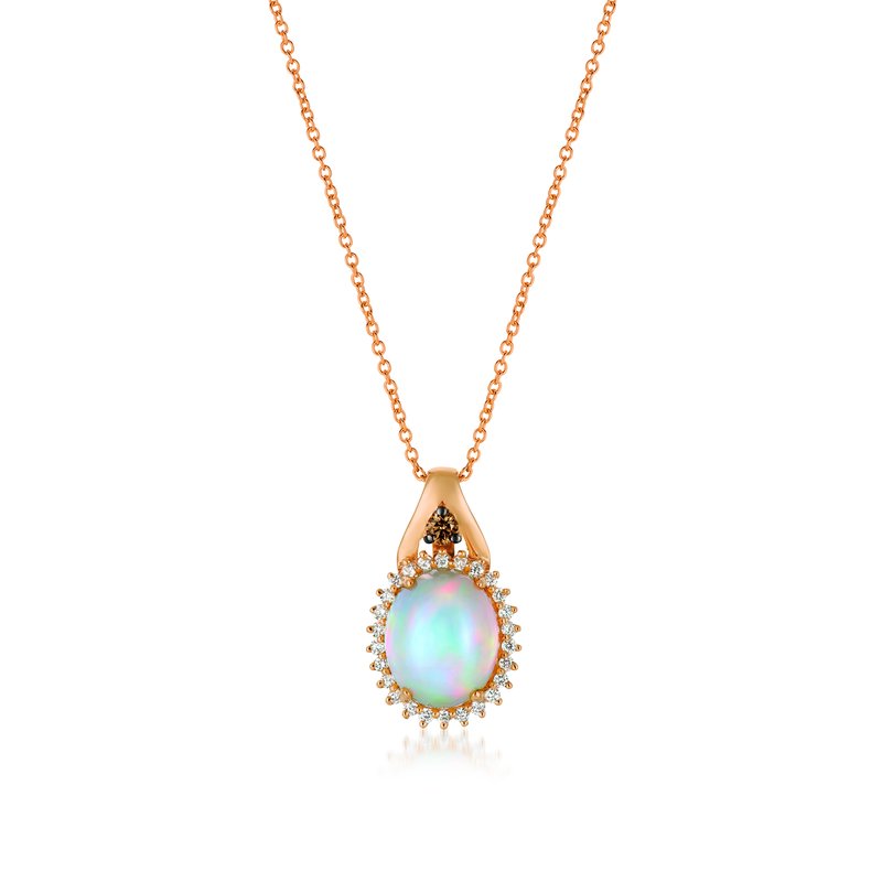 Le Vian 14K Strawberry Gold® Neopolitan Opal™ 1 5/8 cts. Pendant TRLD 48