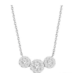 Parkplace Jewelers Round Shape Past Present & Future Lovebright Essential Diamond Necklace 9962VPPFVNKWG